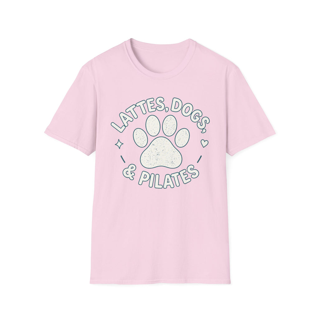 Lattes Dogs & Pilates T-Shirt