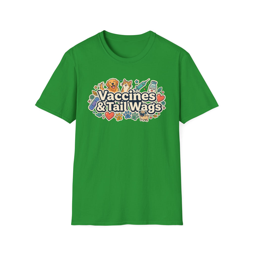 Vaccines & Tail Wags T-Shirt