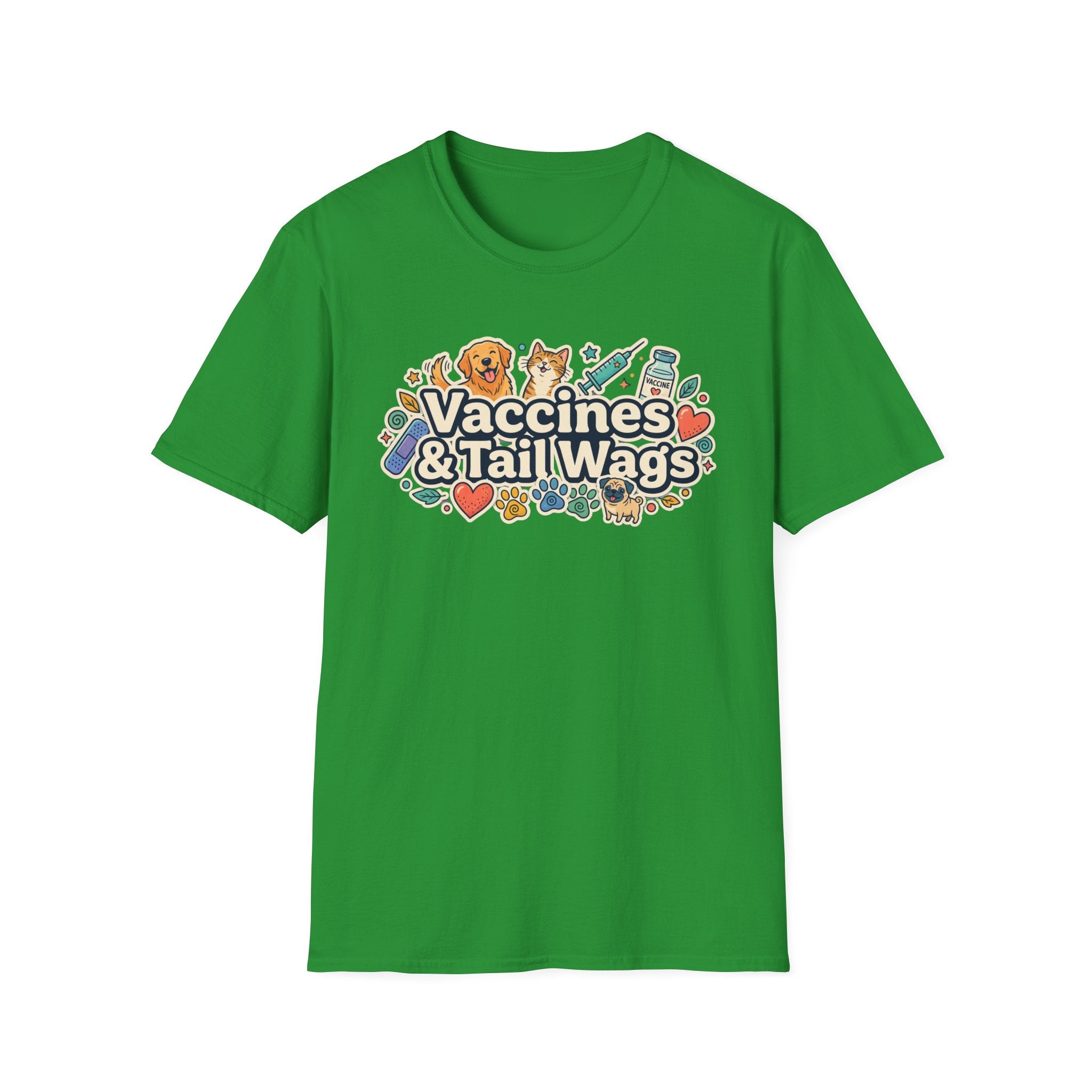 Vaccines & Tail Wags T-Shirt