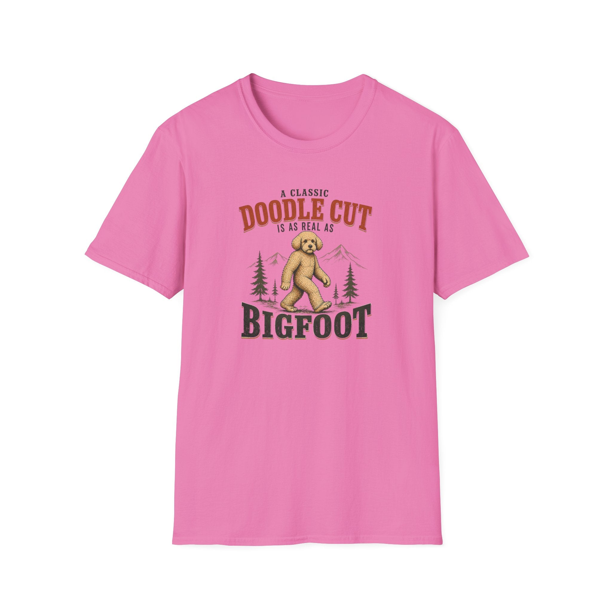 Doodle Cut vs Bigfoot T-Shirt