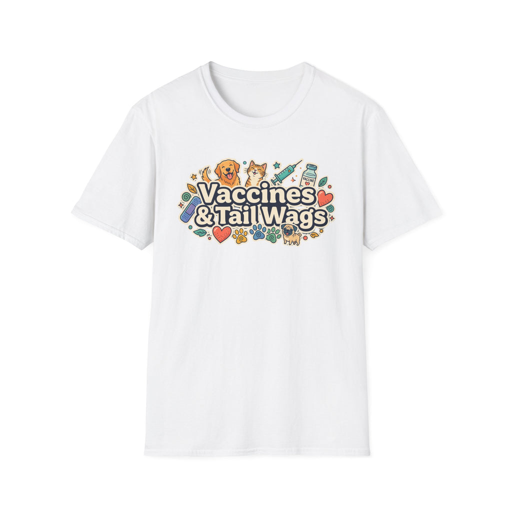 Vaccines & Tail Wags T-Shirt