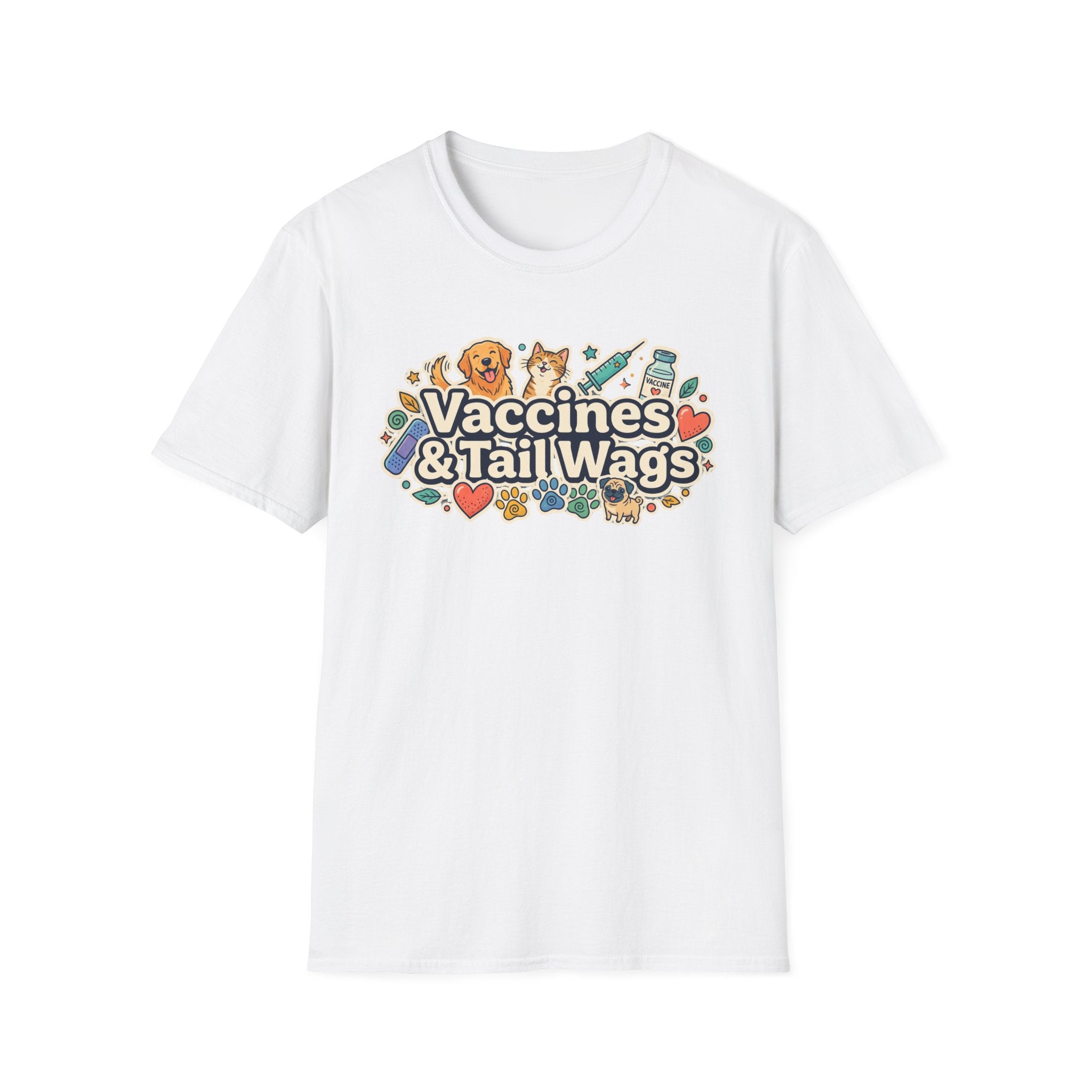 Vaccines & Tail Wags T-Shirt