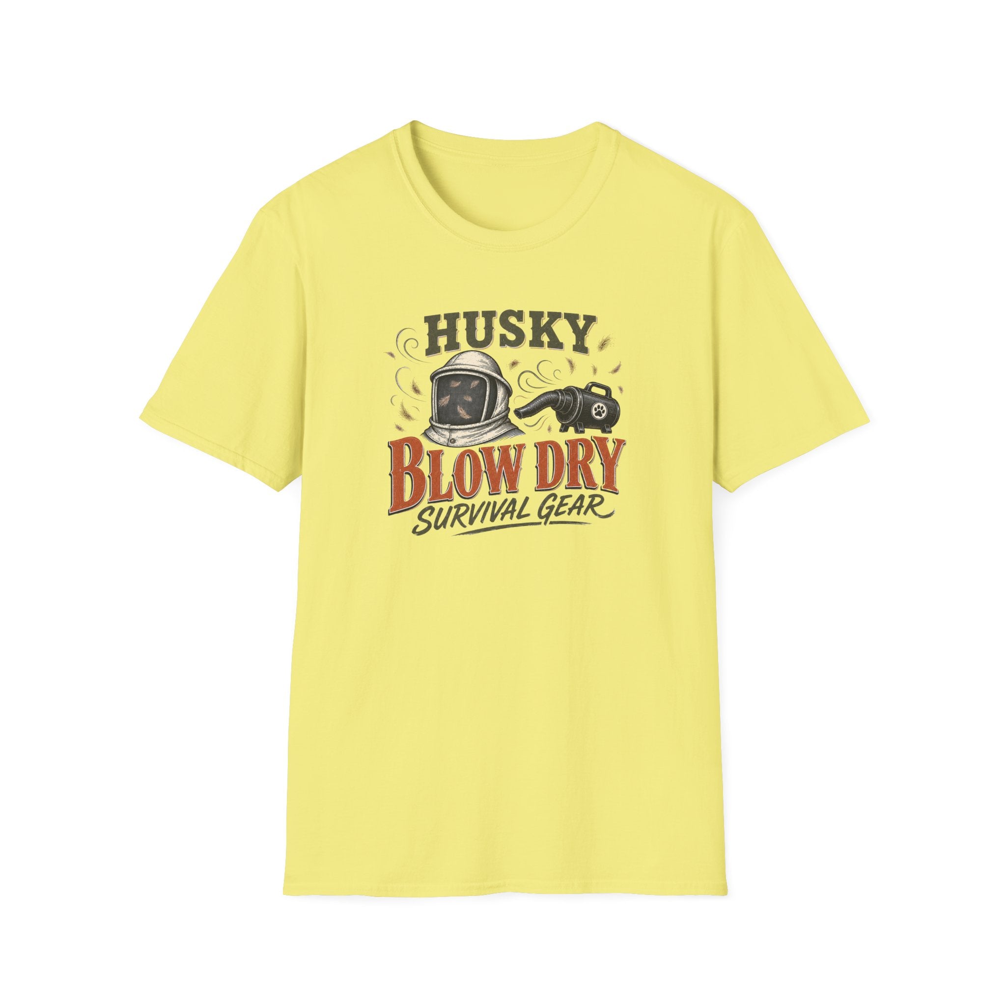 Husky Blow Dry Survival Gear T-Shirt