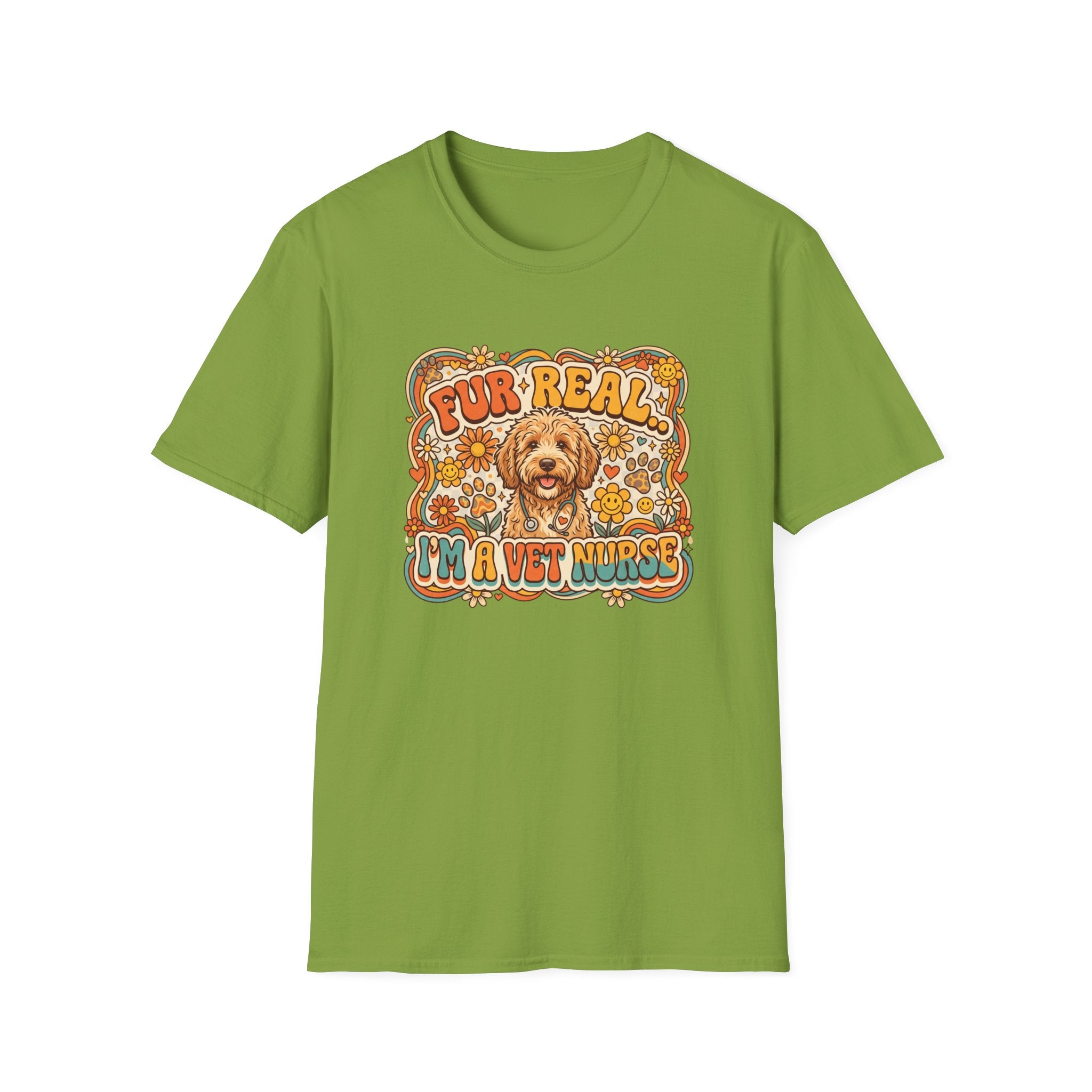 Fur Real I Am A Vet Nurse T-Shirt
