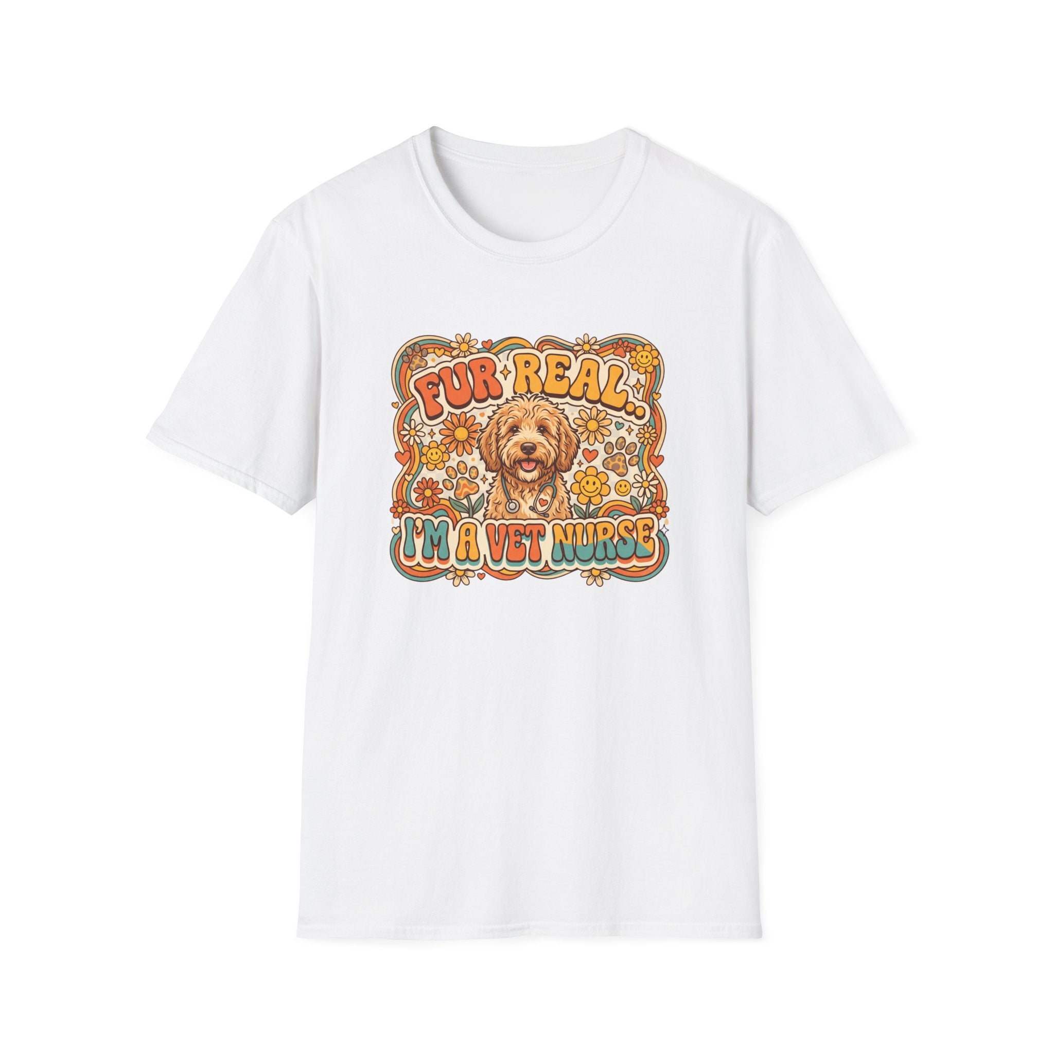 Fur Real I Am A Vet Nurse T-Shirt