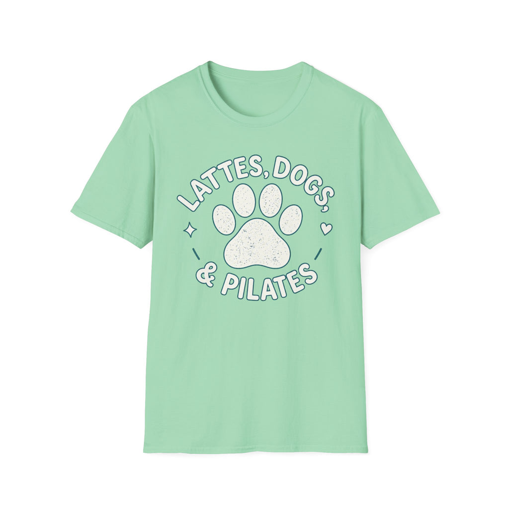 Lattes Dogs & Pilates T-Shirt