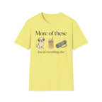 More of Puppies Lattes and Yoga Rug T-Shirt