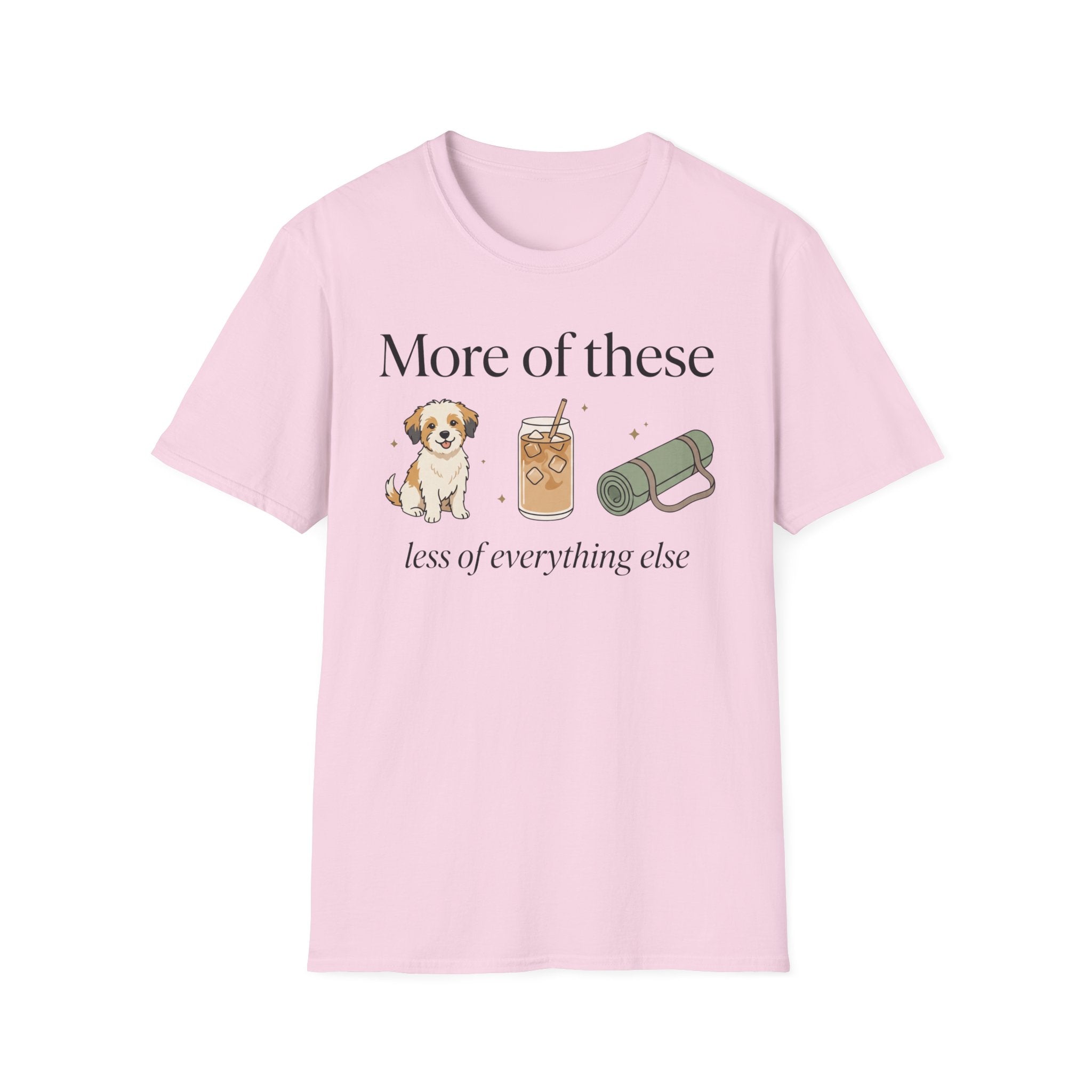 More of Puppies Lattes and Yoga Rug T-Shirt