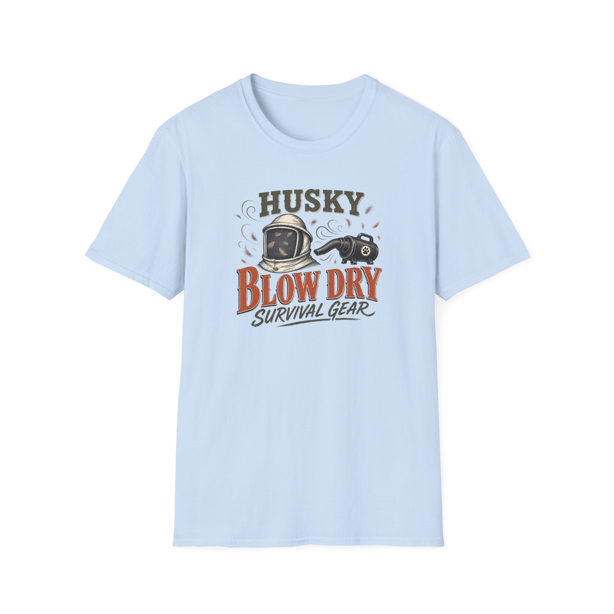 Husky Blow Dry Survival Gear T-Shirt