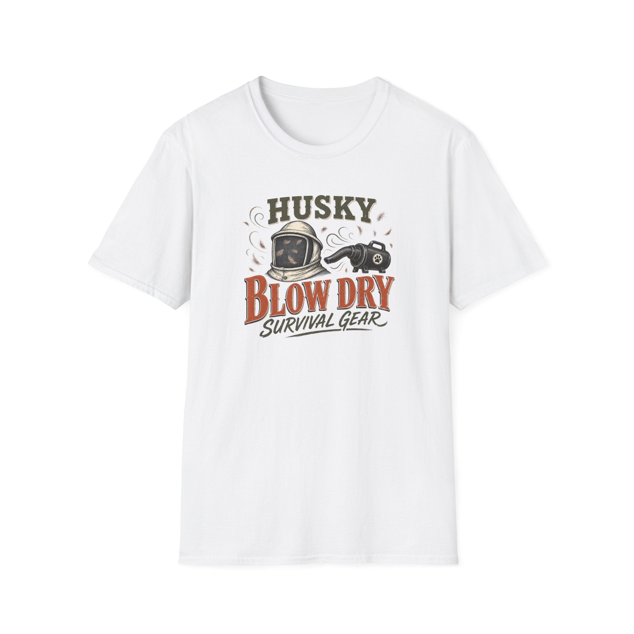 Husky Blow Dry Survival Gear T-Shirt
