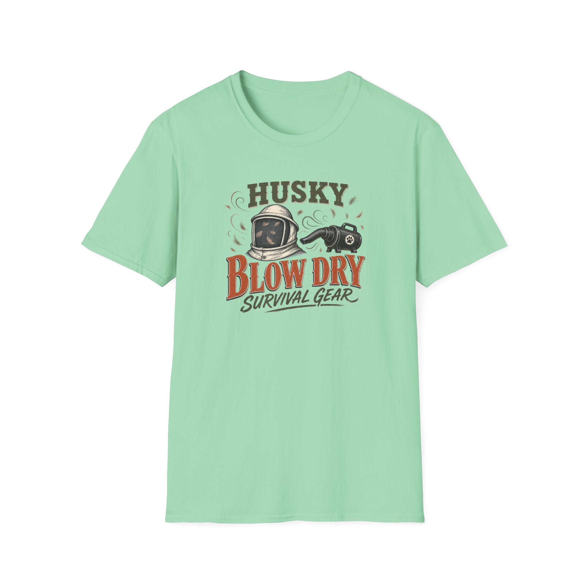 Husky Blow Dry Survival Gear T-Shirt