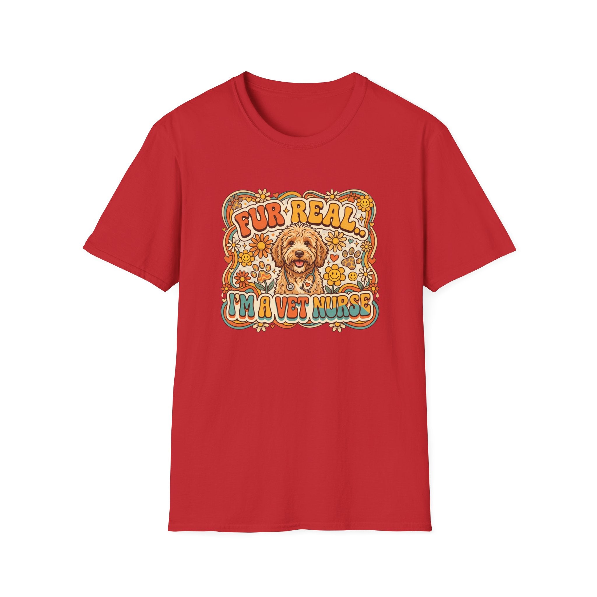 Fur Real I Am A Vet Nurse T-Shirt