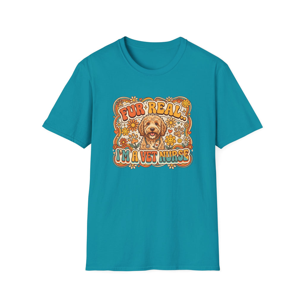 Fur Real I Am A Vet Nurse T-Shirt