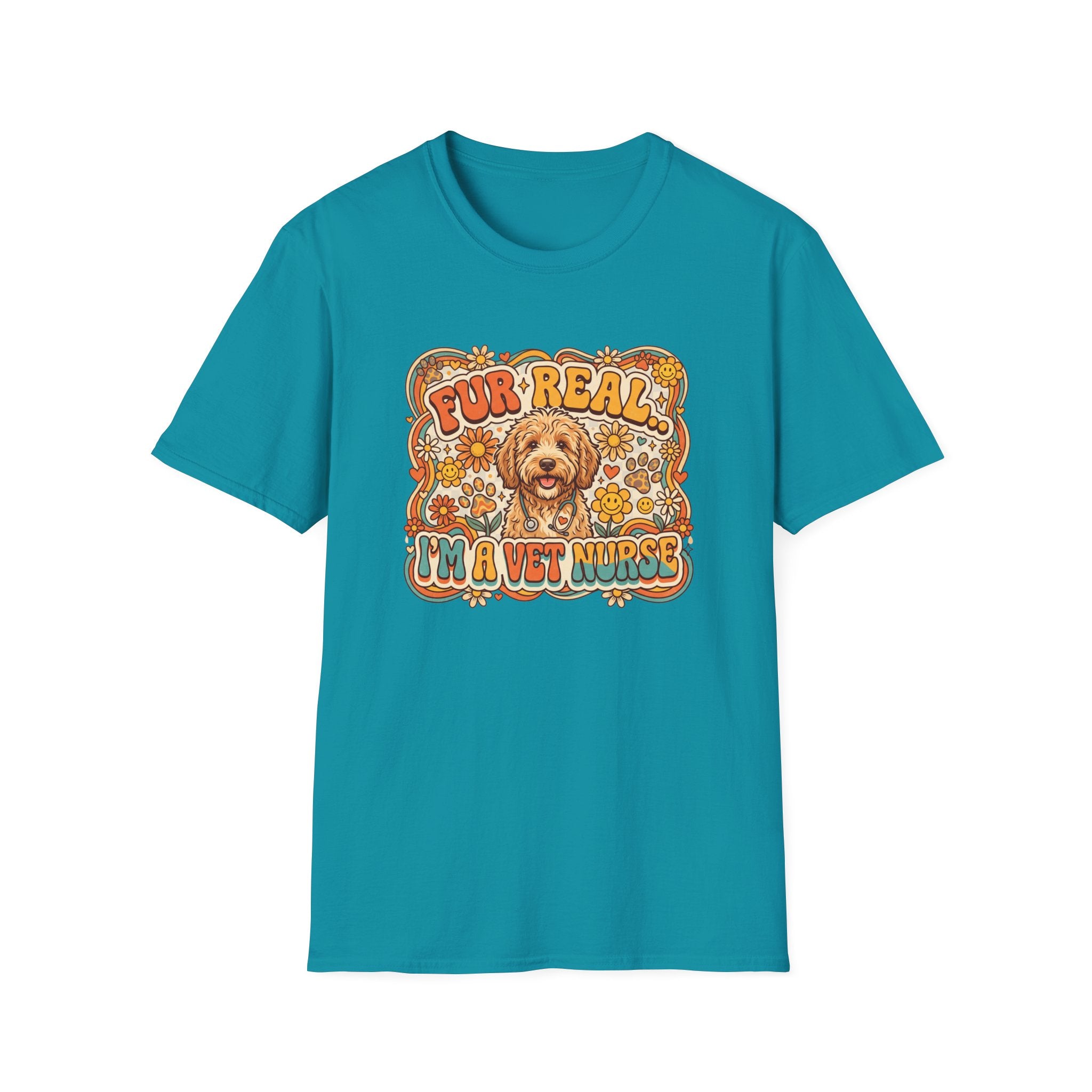 Fur Real I Am A Vet Nurse T-Shirt