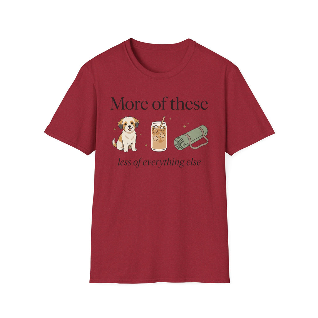 More of Puppies Lattes and Yoga Rug T-Shirt