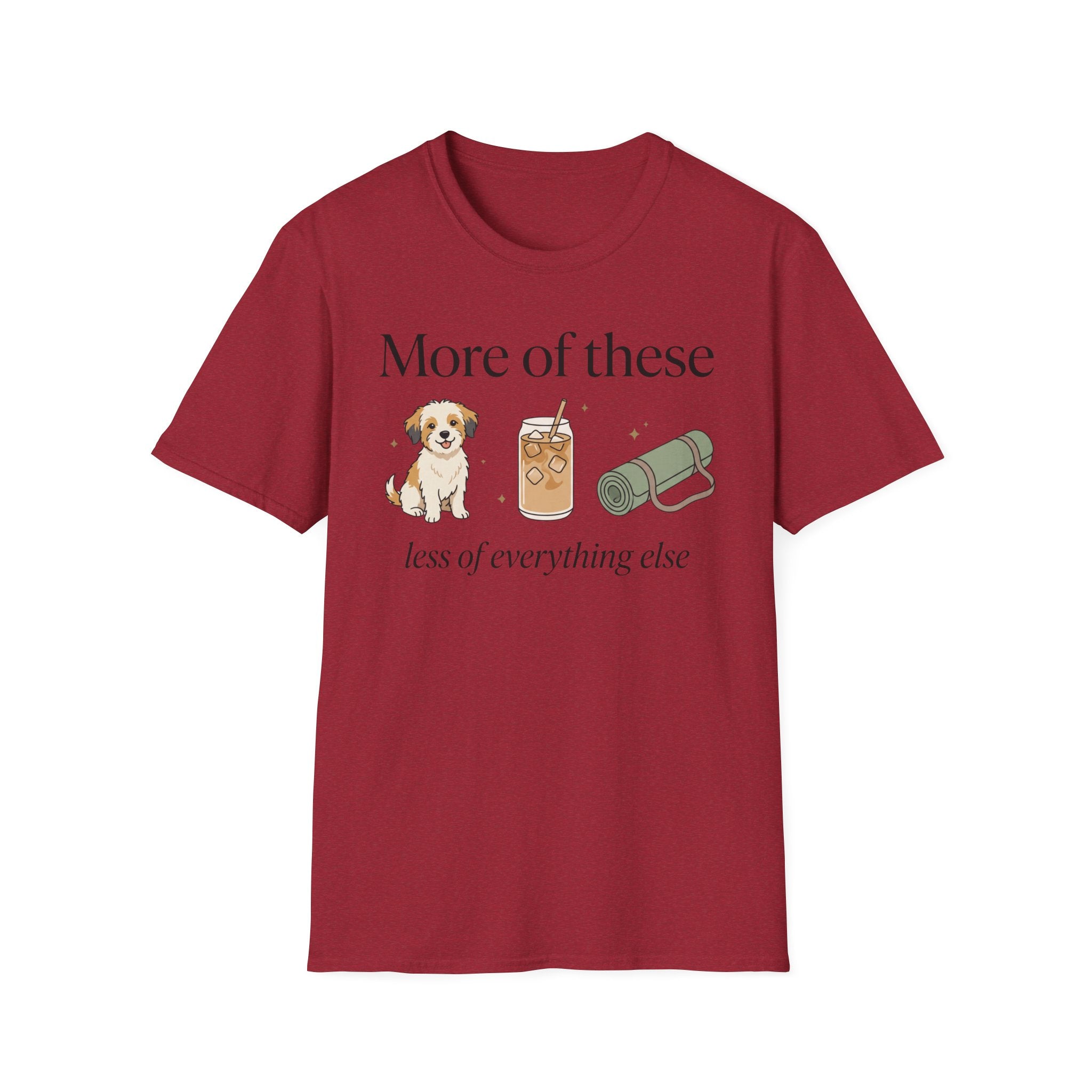 More of Puppies Lattes and Yoga Rug T-Shirt