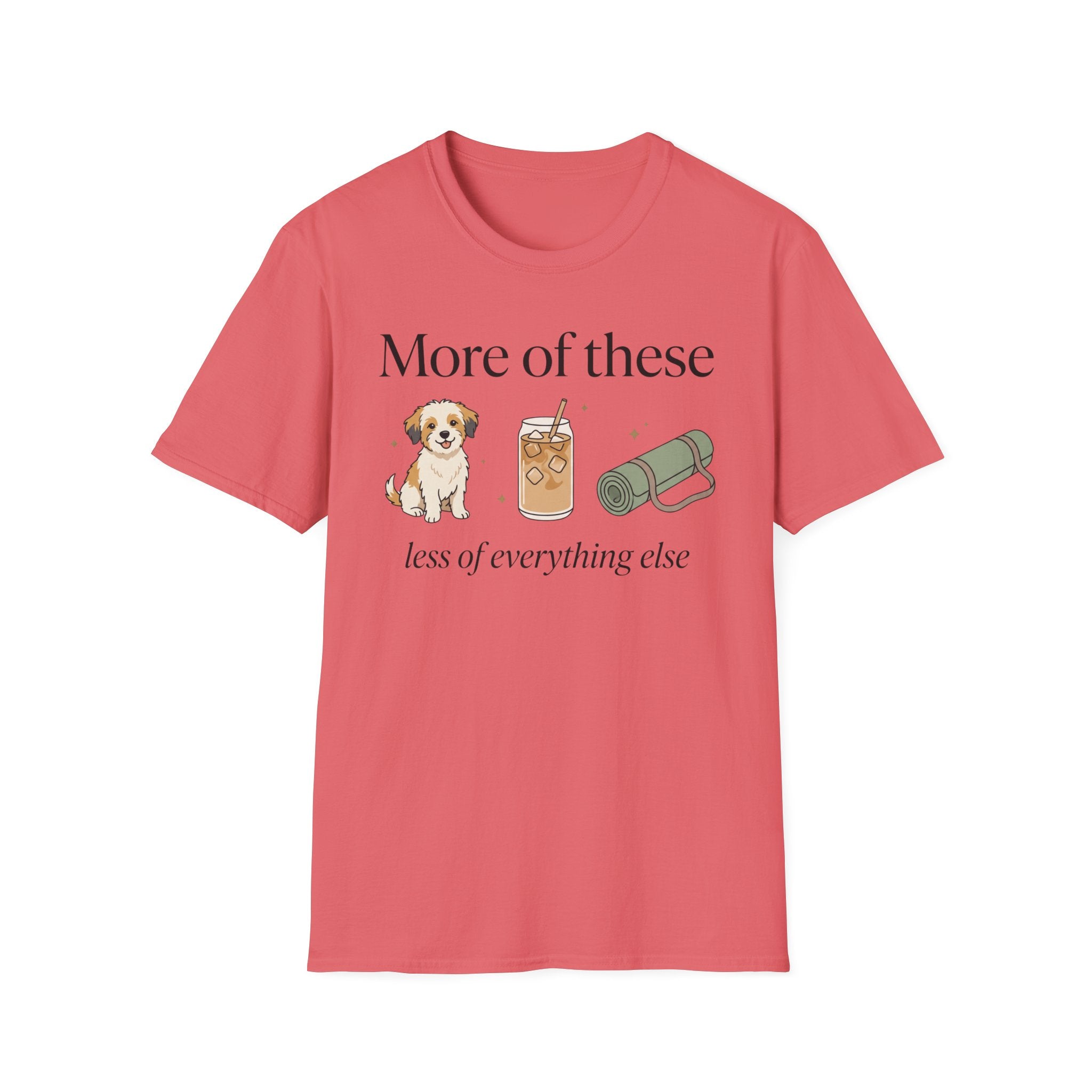 More of Puppies Lattes and Yoga Rug T-Shirt