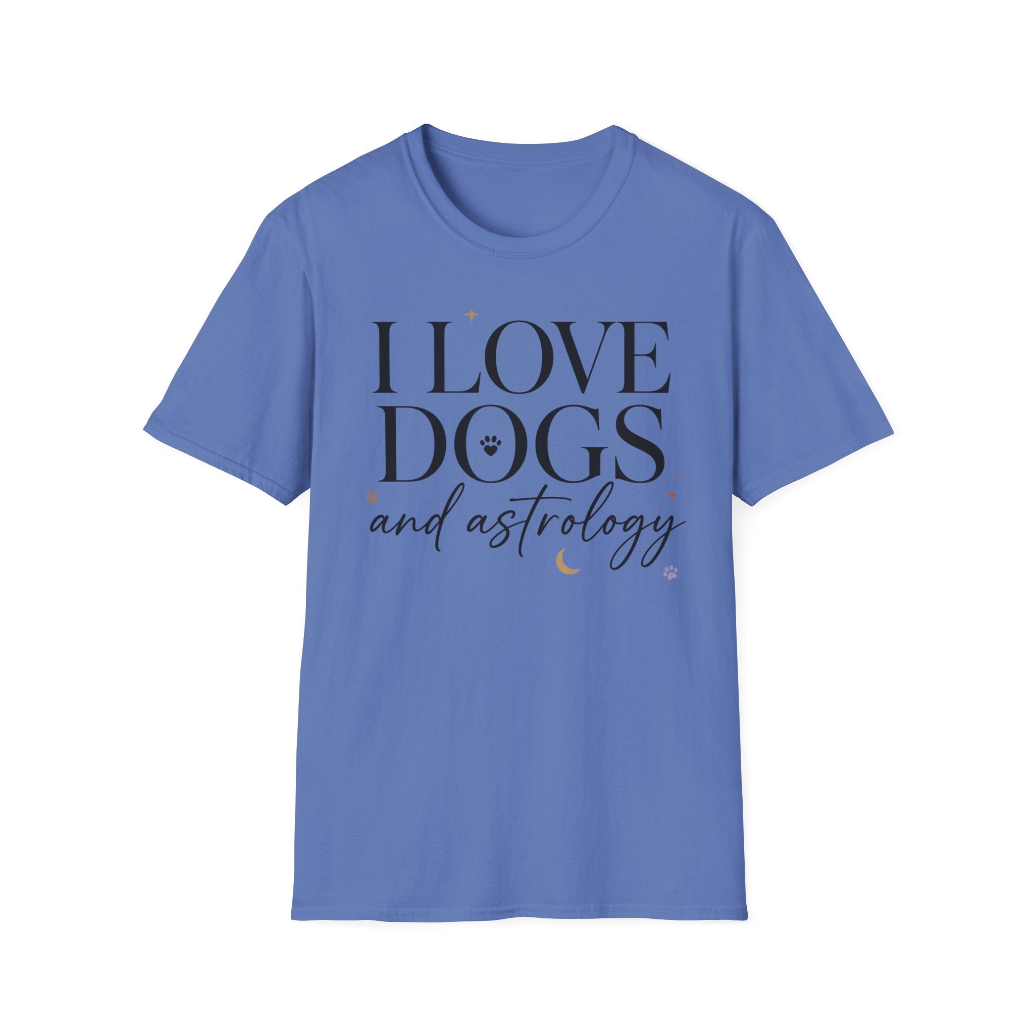 I Love Dogs and Astrology T-Shirt