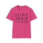 I Love Dogs and Astrology T-Shirt
