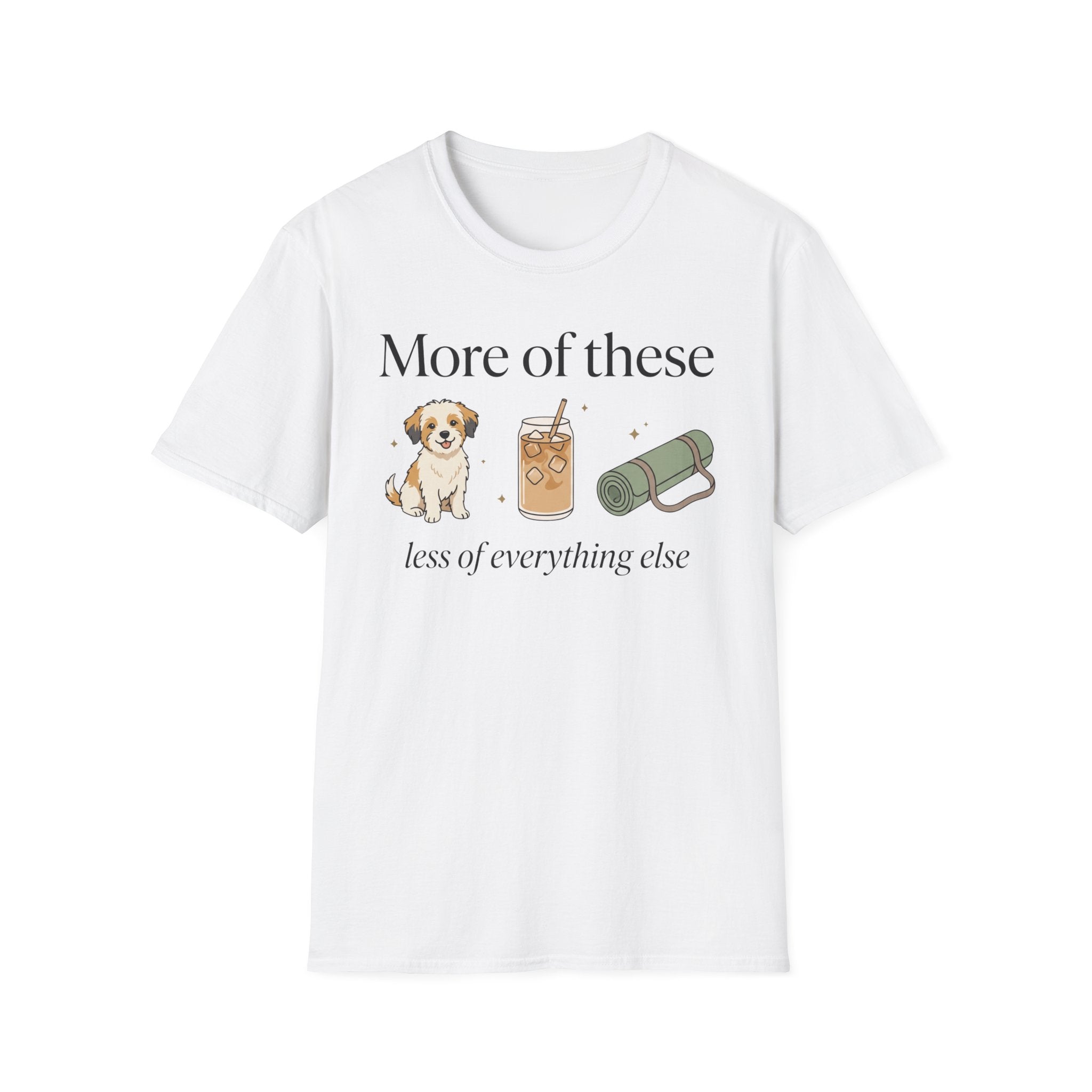 More of Puppies Lattes and Yoga Rug T-Shirt