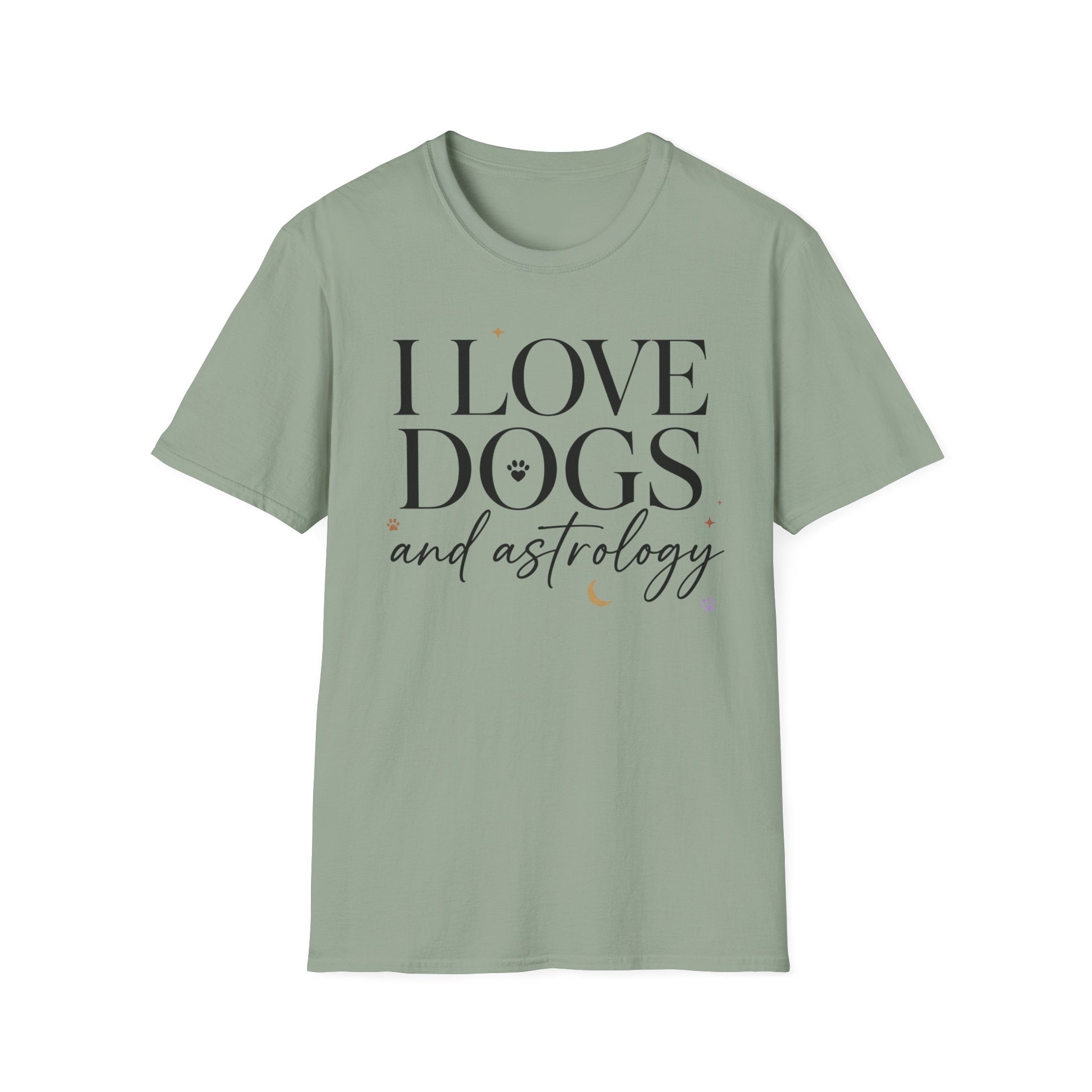 I Love Dogs and Astrology T-Shirt