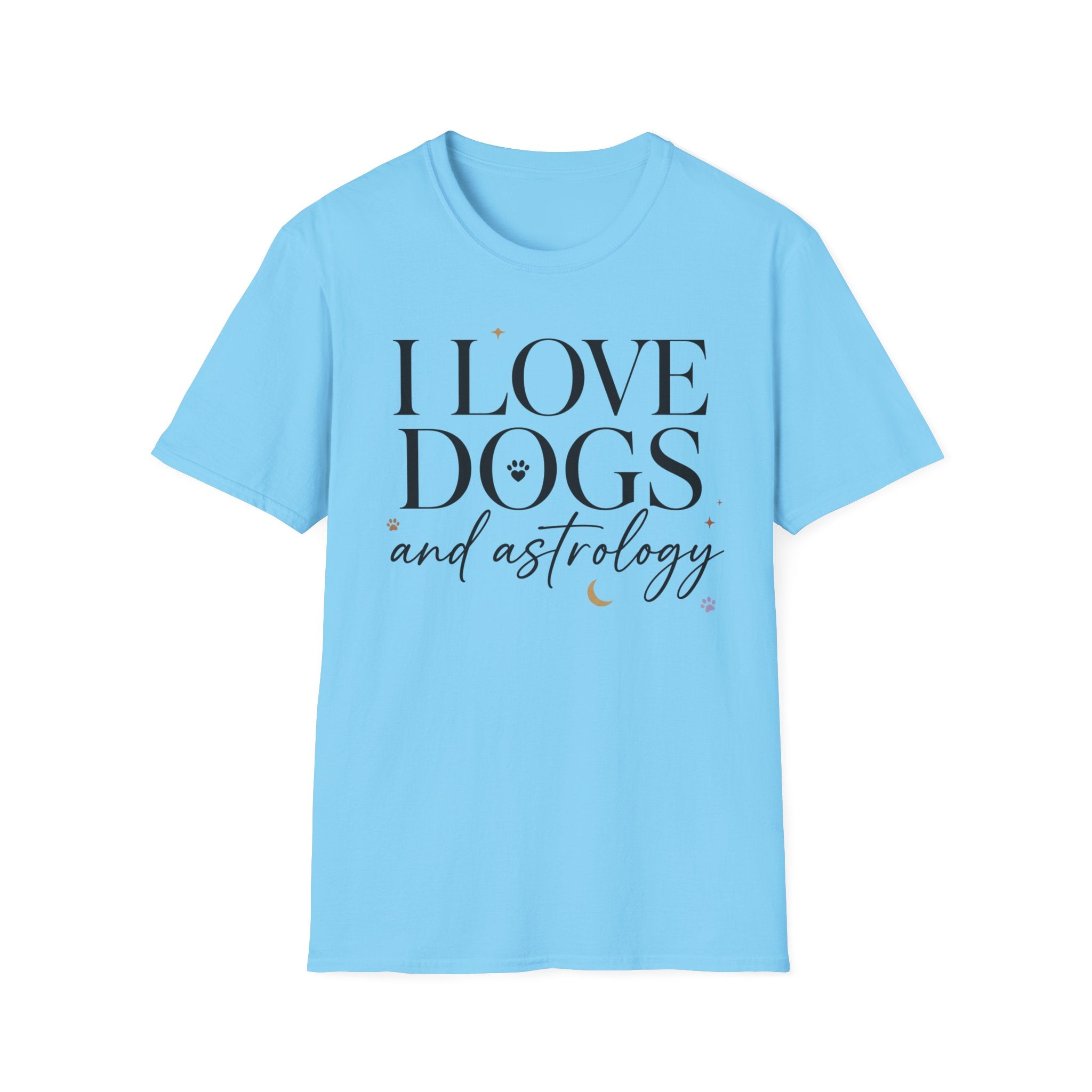 I Love Dogs and Astrology T-Shirt
