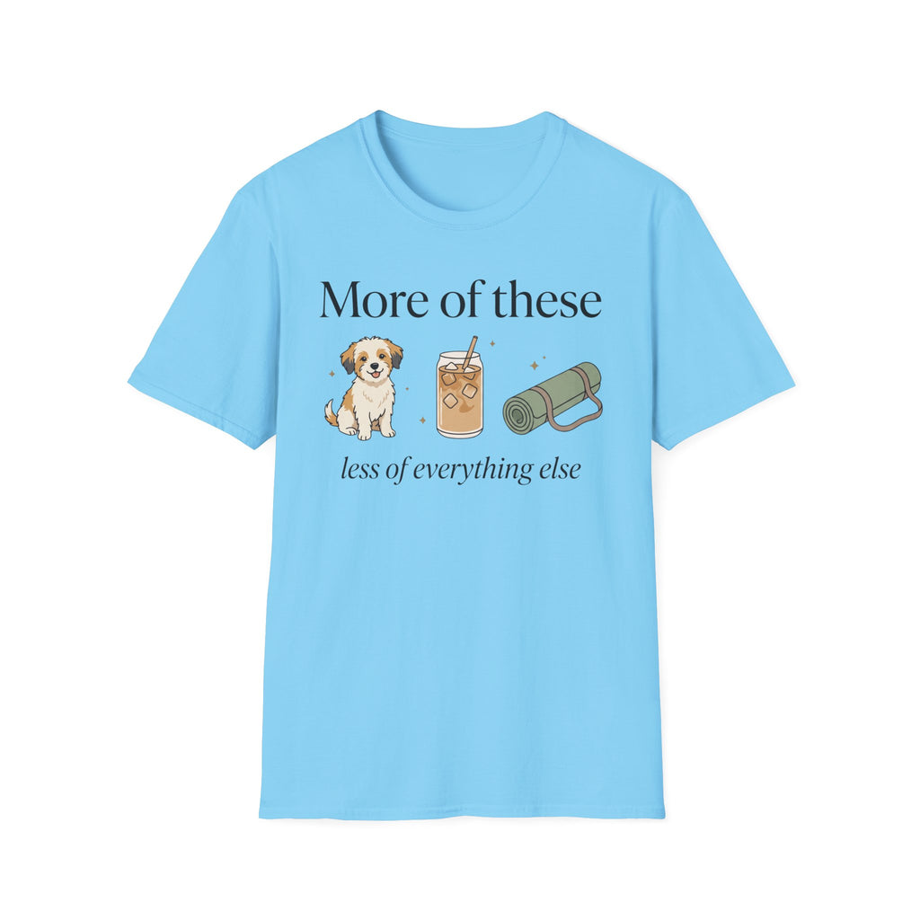 More of Puppies Lattes and Yoga Rug T-Shirt