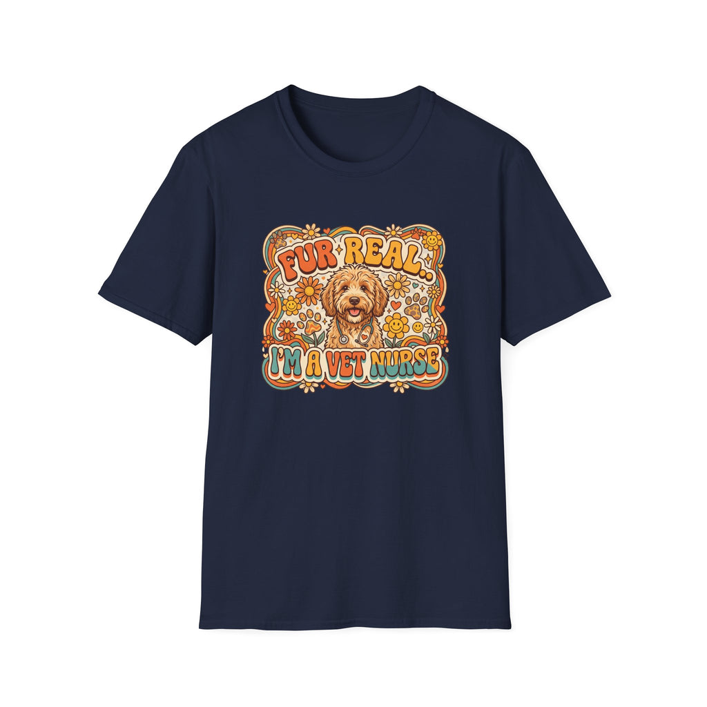 Fur Real I Am A Vet Nurse T-Shirt