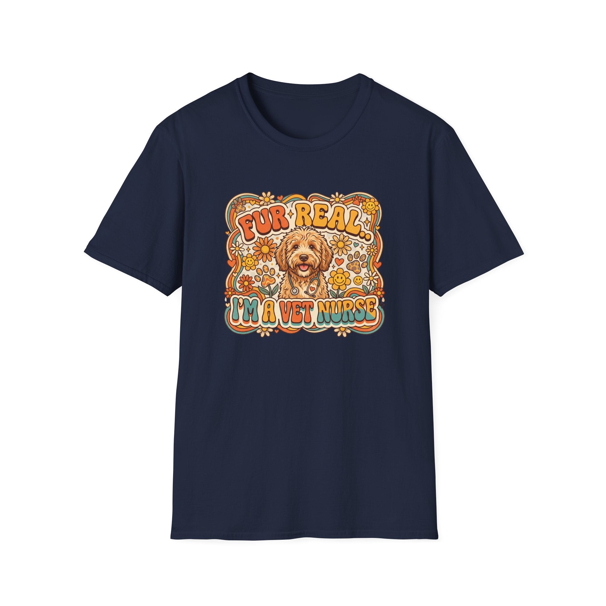 Fur Real I Am A Vet Nurse T-Shirt