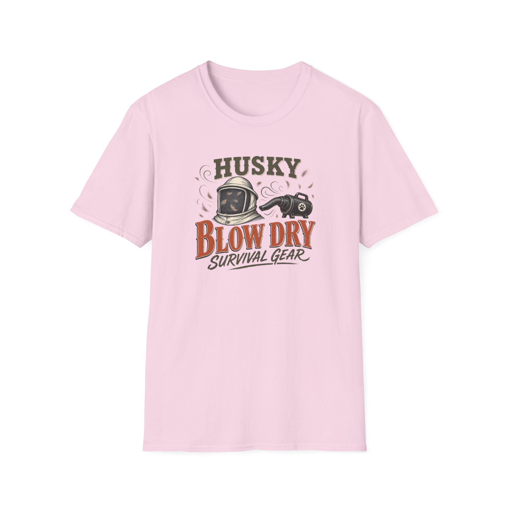 Husky Blow Dry Survival Gear T-Shirt