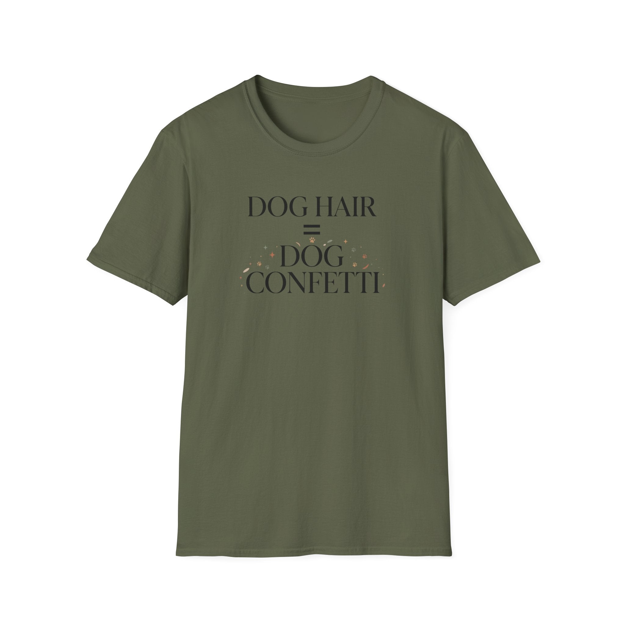 Dog Hair = Dog Confetti T-Shirt