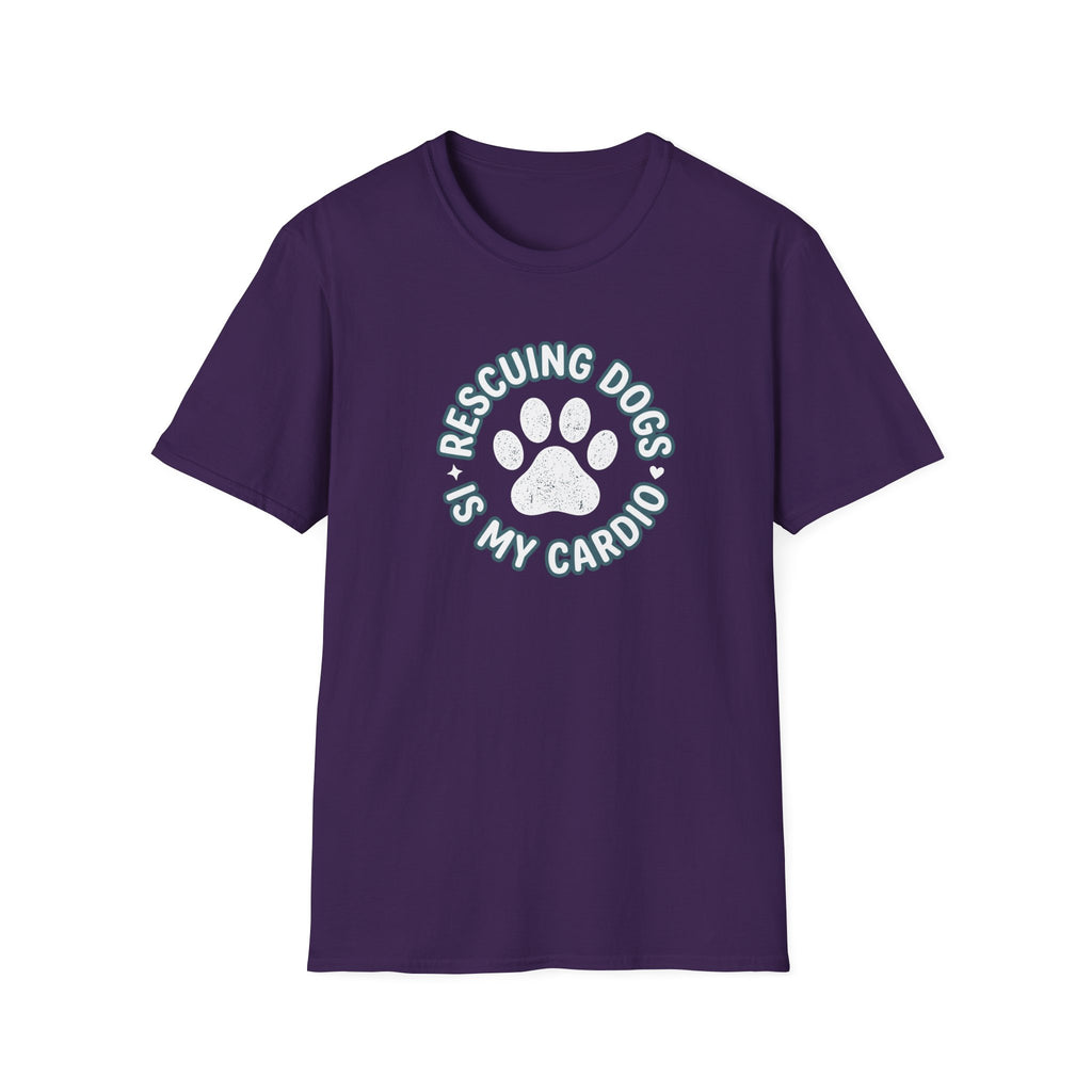 Rescuing Dogs Is My Cardio T-Shirt