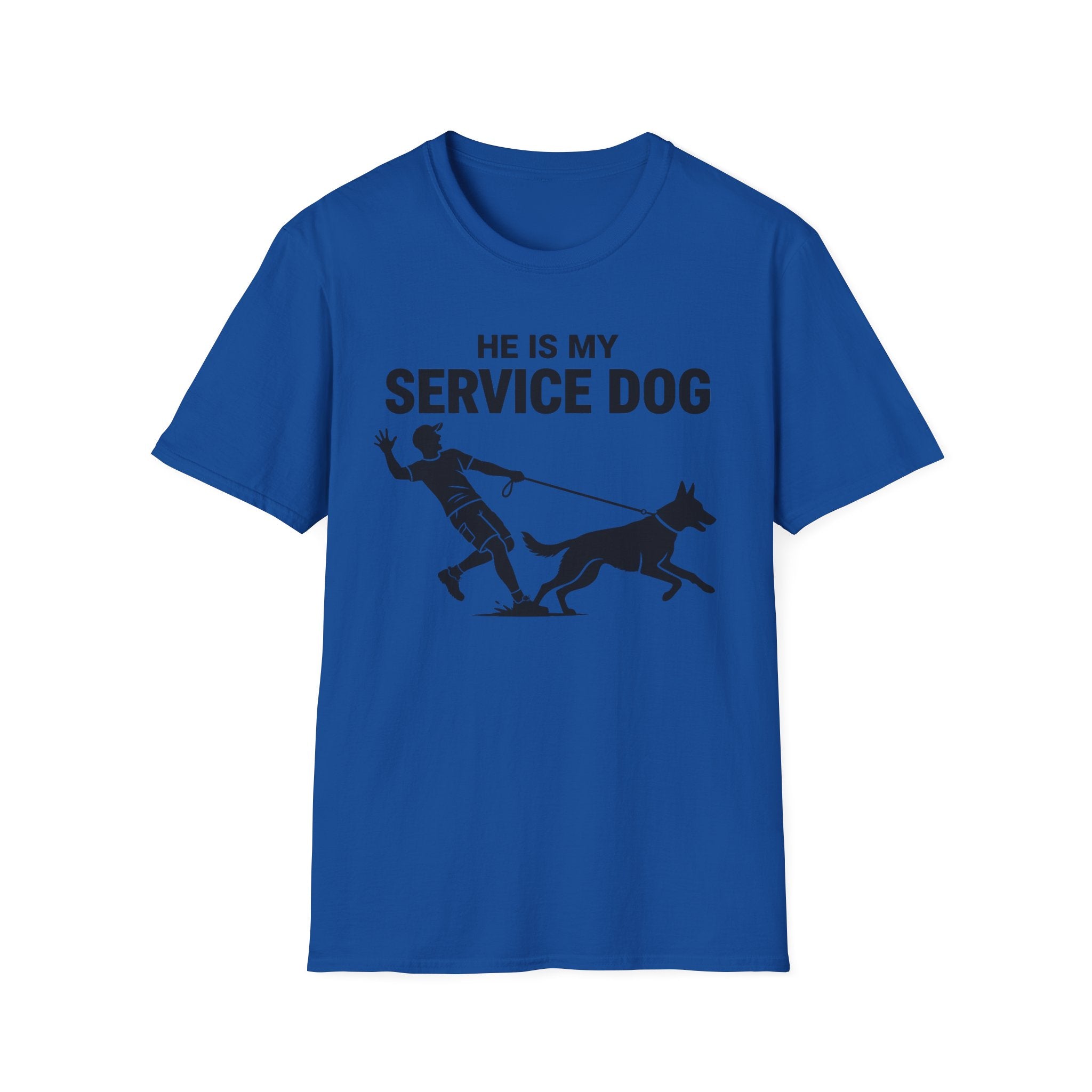 He is my service dog - T-Shirt
