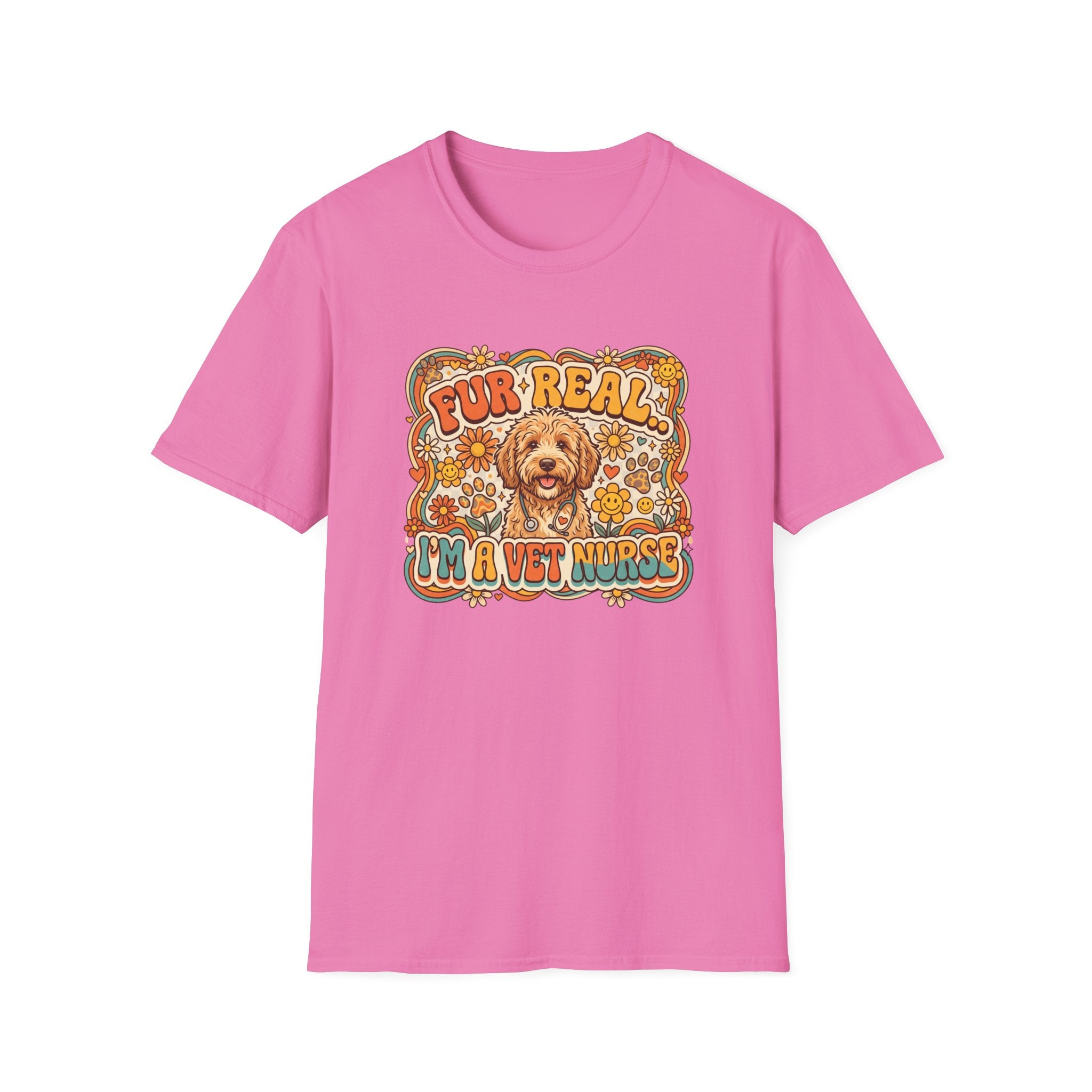 Fur Real I Am A Vet Nurse T-Shirt